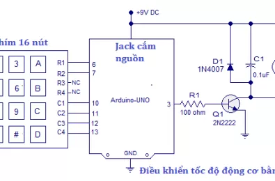 Điều khiển tốc độ động cơ bằng Arduino